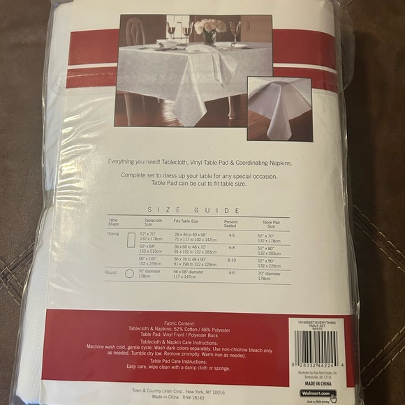 White table set. Brand new in package. Never opened - Picture 4 of 4